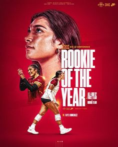 the movie poster for rookie of the year, featuring an image of a female tennis player