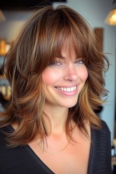 Layered Hair With Bangs, Natural Wavy Hair, Shag Hairstyles, Hair Advice, Short Hair With Bangs, Pixie Hairstyles, Fine Hair