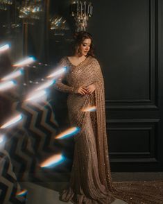 Elegant Saree Party Wear, Bridal Gharara, Asian Bridal Hair, Saree Party Wear, Net Dress, Asian Bridal, Pakistani Wedding Dresses, Trendy Sarees