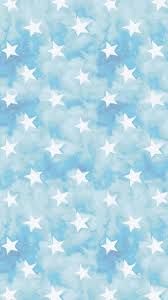 a blue and white background with stars