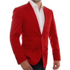 Elevate Your Style With The Tazio Solid Red Slim-Fit Jacket, A Pinnacle Of Contemporary Menswear By Tazio. This Sophisticated Piece Features A Two-Button Front Closure, Peak Lapel, And A Slim-Fit Design For A Sharp Silhouette, Ensuring You Stand Out At Formal Events And Business Meetings. With Functional Elements Like Underarm Sweat Guards, Ample Pockets, And A Luxurious Interior French Facing, This Jacket Combines Style And Practicality Seamlessly. Crafted For Comfort And Durability, It's The K Red Single Button Formal Blazer, Red Single Breasted Suit For Business Casual, Red Single-breasted Suit For Business Casual, Red Single-breasted Suits For Spring, Red Winter Business Casual Suit, Red Long Sleeve Suits With Pockets, Red Semi-formal Outerwear With Pockets, Red Long Sleeve Blazer For Business Casual, Red Winter Outerwear For Semi-formal Occasions