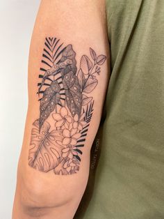 a person with a tattoo on their arm