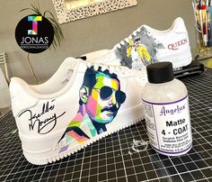 Freddie Mercury Air Force 1 Custom Check more at https://danielcustoms.com/product/freddie-mercury-air-force-1-custom/ Shoes Nike Air Force, Air Force 1 Shoes, Brand Sneakers