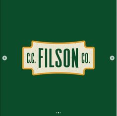 a green and yellow sign that says c c fison co