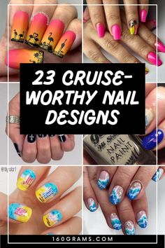 Pin this for a chic collection of nail designs perfect for your next cruise adventure. Elevate your style with these trendy nail looks. Tap to discover the perfect design to rock on your next voyage. #NailDesigns #CruiseStyle #FashionBlog Cruise Nails Designs, Cruise Nail Ideas, Sea Map, Nail Looks