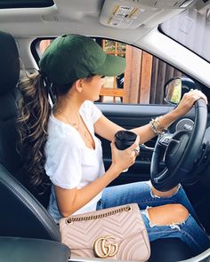 18.8k Likes, 184 Comments - Caitlin (@cmcoving) on Instagram: “Vroom vroom on the way to our next location! Outfit details: http://liketk.it/2sui0 #liketkit…” Casual Weekend Outfit Summer, Summer Weekend Outfit, Day Drinking Outfit, Baseball Cap Outfit, Casual Weekend Outfit, Cap Outfit, Pastel Outfit, Outfits With Hats, Weekend Outfit