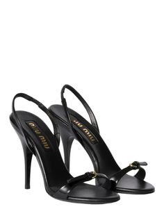 Page 2 of Women's Miu Miu Sandals | Editorialist Tom Ford For Gucci, Miu Miu Sandals, Women Heels, Slingback Heels, Heels Sneakers, Black Accessories, Shoe Inspo, Slingback Heel, Designer Sandals