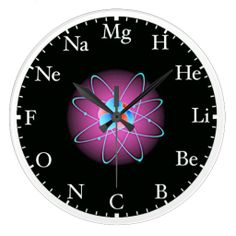 a clock with the words nemo and an image of a flower on it's face