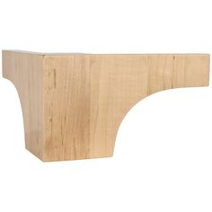 Hardware Resources Alder Cove Corner Pedestal Foot-DirectSinks Rocky Mountain Hardware, Hardware Resources, Furniture Feet, White Birch, Furniture Legs, Shaker Style, Natural Style, Home Hardware, Wood Species