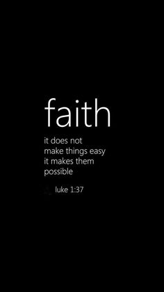 a black background with the words faith written in white on it and an image of a cross