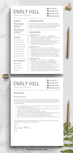 The Art of Resume Template | Professional Executive Resume Template Bundles with Free Cover Letter Resume And Cover Letter Design, Resume Video, Simple Resume Examples, Architecture Resume, Resume Outline, Letter Reference, Unique Resume Template