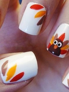 In case you didn’t already know, we’re nuts about nail art! It’s such a fun way to express yourself, and the creative options are virtually limitless. As we were scouring the World Wide Web for some new ideas recently, we found so many clever and cute designs for fall and Thanksgiving. Check out a dozen of our favorites down below and snap a pic of your own nails to send us on Instagram (tag @britandco) if you want a chance to be featured in one of our future nail art posts. November Nails Colors, Nails Thanksgiving, Chalkboard Nails