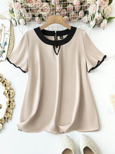 Filling In Eyebrows, Ladies Shirts, Stripes Texture, Plain Tops, Amazon Products, Dress With Tie, Stylish Fashion, Plus Size Blouses, Maternity Bag