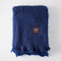 dark blue mohair throw large Hudson Grace, Mohair Throw, Natural Fibers, Holiday Gifts, Hand Weaving, Spain, Bring It On, Navy, Gifts