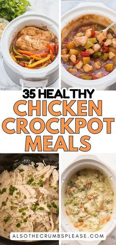 chicken crockpot meals are the best way to get dinner done in less than 30 minutes