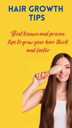 hair growth, hair growth faster, hair growth faster tips Hair Growth, Thick Hair Styles, Cool Hairstyles