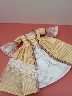 18 Inch Doll 18th Century Colonial Outfit - Etsy Colonial Outfit, Lace Apron, Dress Scarf, 3 Piece Outfit, Lace Cuffs, Ballet Tutu, Lace Scarf