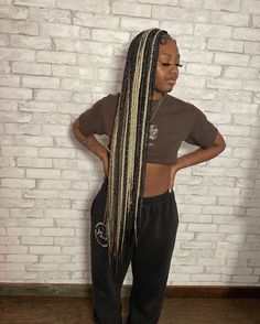 Medium Knotless Braids, Medium Knotless, Lemonade Braids Hairstyles, Luxury Hair Extensions, Blonde Box Braids, Blonde Hair Extensions