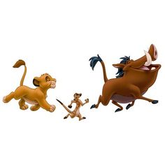 the lion king and other animated characters