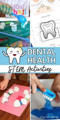 Do you want your kids to learn how to take care of their teeth? These Dental Health STEM Activities can make your homeschool dental health lesson fun and exciting! So get ready and try these awesome activities now! Teeth Stem Activities, Dental Health Activities First Grade, Dental Health Science Experiment, Egg Experiments For Kids Dental Health, Prek Dental Health, Dental Science Experiments Kids, Dental Games For Kids