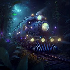 Alien train Fantasy Guild, Steampunk Train, Fantasy Vehicles, Idea Story, Vintage Trains, Train Adventure