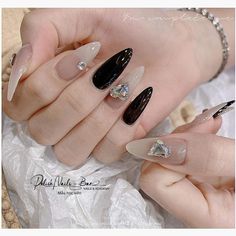 Nail Oval, Real Nails, Korean Nail Art, Korean Nails, Nail Forms, False Nail