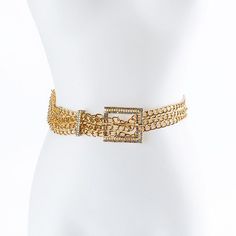 - Chunky chain belt- Chain buckle belt- Small sparkly diamonds detailing around buckle- Waist chain belt- Adjustable belt- Can be paired with jeans or dresses- Luxurious belt- Summer belt- Night out belt - Lightweight and comfortable wear- One sizeStyle: casualMaterial Composition: - Metal hardware Summer Belt, Belt Chain, Novelty Clothing, Chain Fashion, Waist Chain, Double Chain, Chain Belt, Kimono Dress, Buckle Belt