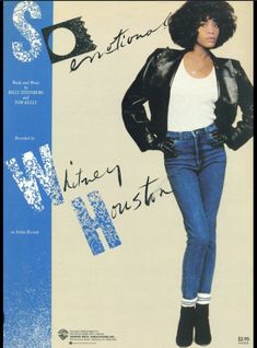 an advertisement for the album's cover shows a woman in jeans and boots