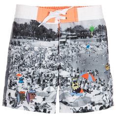 BILLYBANDIT Boys Photographic Print Swim Shorts Printed Swim