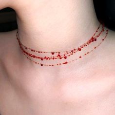 Blood Necklace, Vampire Necklace, Vampire Jewelry, Blood Drop, Zombie Costume, Fantasias Halloween, Fancy Jewelry, Halloween Jewelry, Party Looks