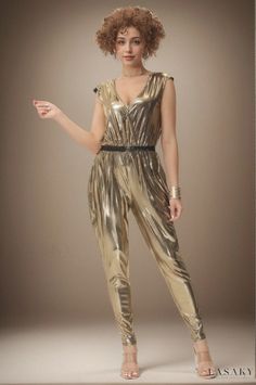 Lasaky - Vintage Disco Dress Ensemble for Adult Couples Decades Costume Ideas, Kostüm Gold, Vintage Disco Dress, Cuban Dance, Decades Costumes, Metallic Clothing, Queen Halloween Costumes, Boys Halloween Costumes, Disco Costume