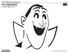 an image of a cartoon character with the words hotel transpening in black and white