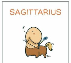 the zodiac sign for sagittarius with a horse on it's back