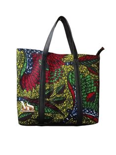 African print bag is a well designed bag made with high quality Ankara print lined with heavy leather. Has a small  inner pocket. Dimensions 14' by 14' Can be used as normal days bag, shopping bags,office bags etc Wholesale deals are welcome.just message us. Large Square Bag For Daily Use, Multicolor Large Capacity Canvas Bag For Errands, Large Tote Bag For Shopping, Large Capacity Multicolor Canvas Bag For Errands, Large Rectangular Canvas Bag For Daily Use, Large Capacity Shoulder Bag For Gifts, Large Rectangular Canvas Shopping Bag, Large Capacity Shoulder Bag Gift, Satchel Box Bag