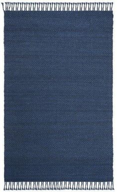 Hand Loomed Navy Blue Wool Area Rug - Rugs - The Well Appointed House Spindle Dining Chair, Safavieh Rug, Vanguard Furniture, American Home, Furnishings Design, Navy Rug, Navy Area Rug, Hand Loom, Blue Wool