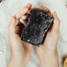 Soap Photography, Mascara Hacks, Charcoal Bar, Activated Charcoal Soap, Deep Clean Pores, Best Charcoal, Charcoal Soap, Tanah Liat, Black Soap