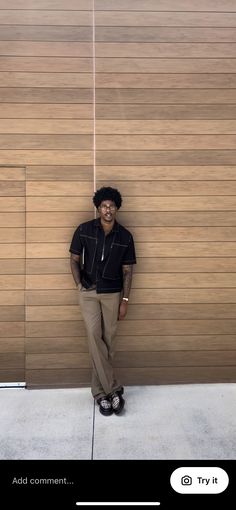 Male Dinner Outfit, Men Work Outfits Summer, Mens Graduation Outfit Casual, Birthday Outfit Men Casual, Collar Shirt Outfits Men, Casual Black Outfit Men, Classy Fits For Men, Day Party Outfit Men, Date Fits Men