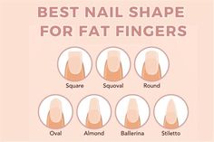 What Nail Shape Is Best For Short Fat Fingers. There are any references about What Nail Shape Is Best For Short Fat Fingers in here. you can look below. I hope this article about What Nail Shape Is Best For Short Fat Fingers can be useful for you. Please remember that this article is for reference purposes only. #what #nail #shape #is #best #for #short #fat #fingers Nails For Fat Fingers, Nail Shape For Fat Fingers, Nail Shapes For Chubby Fingers, Best Nail Shape, Chubby Hands, Short Fingers, Jumper Nails, Fat Fingers, Mail Inspo