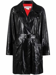 1991 Belted Trench Coat Designer Coats For Women, Satin Coat, Womens Black Coat, Burberry Trench, Burberry Trench Coat, Designer Coats, Belted Trench Coat, Wrap Coat, Trench Coat Black