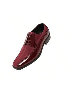 Emitting an air of elegance, sophistication, and exclusivity, these burgundy dress shoes blend a traditional formal shoe design with vibrant color options such as red, purple, gold, burgundy, navy blue, royal blue, and brown. Our refined patent leather derby shoes also offer a range of bright and neutral hues, so explore our Viotti collection to discover the perfect pair for you. Make a statement at special occasions, elevate your office attire, or coordinate with your suit.

Patent leather uppe Elegant Oxfords With Red Sole And Plain Toe, Classic Lace-up Shoes With Red Sole For Formal Occasions, Elegant Wingtip Oxfords With Red Sole, Wingtip Dress Shoes For Party, Formal Dress Shoes With Red Sole And Round Toe, Formal Dress Shoes With Red Sole, Elegant Fitted Oxford Dress Shoes, Formal Fitted Oxfords With Red Sole, Classic Burgundy Leather Shoes For Formal Occasions