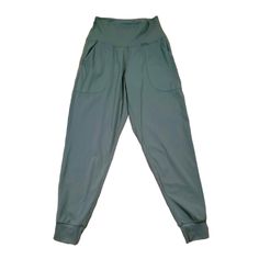 Condition: New Without Tags: Occasion: Activewear Size: Xs Waist Size: 26 In Color: Army Green Material: 80% Nylon, 20% Spandex Compression Area: Waist Brand: Oalka Fit: Athletic Department: Women Type: Pants Inseam: 22 In Style: Sweatpants Features: Pockets Country/Region Of Manufacture: China Season: Fall, Spring, Summer Performance/Activity: Yoga Note: Before Making The Purchase Be Sure To Read Our Previous Note We Try To Take The Best Clear Photos And From Different Points It Is Possible Tha Stretch Green Joggers With Side Pockets, Green Athleisure Parachute Pants With Pockets, Solid Color Harem Pants With Pockets For Loungewear, Loungewear Harem Pants With Pockets, Yoga Pants With Pockets For Loungewear, Casual Yoga Leggings With Side Pockets, Casual Workout Pants With Functional Pockets, Athleisure Pants With Hip Pockets For Loungewear, Casual Leggings With Side Pockets For Yoga