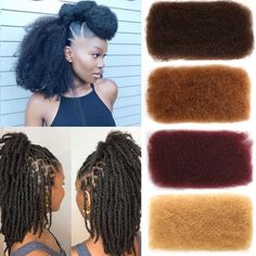 High quality Afro Kinky Bulk Human Hair for Locs, Braids and Afro hairstyles. Made from Peruvian Remy you can't go wrong. High quality Afro Kinky Bulk Human Hair for Locs, Braids and Afro hairstyles. Made from Peruvian Remy you can't go wrong.This is color #30. Choose your length. For Full Head: 3-6pcs Braids And Afro, China Long Hair, Best Hair Care Products, Afrikaanse Mode, Brazilian Remy Hair, Curly Waves, Human Braiding Hair, Dreadlock Hairstyles, Peruvian Hair