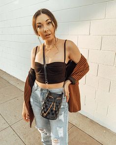 Styling cues from @taylor_toro featuring our Jody Black Crossbody Good Things, Women's Top, Leather