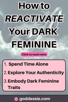 dark feminine traits The Darkness, Man In Love