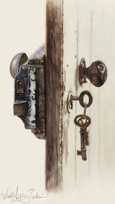 an open door with the words love the lord and key to your life written on it