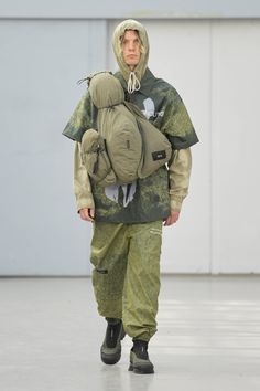 Gorpcore Summer Outfits Men, Military Fashion Menswear, Utilitarian Fashion, Vogue Scandinavia, Futurism Fashion, Copenhagen Fashion, Army Fashion, Copenhagen Fashion Week