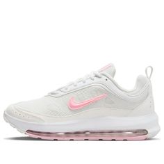 (WMNS) Nike Air Max AP 'White Soft Pink' CU4870-113 Pink Nike Air Max For Running, Sporty Pink Nike Air Max For Running, Sporty Pink Nike Air Max, Pink Nike Air Max Sporty Sneakers, Sporty Pink Nike Air Max Sneakers, Stylish Sneakers, White Nikes, Soft Pink, Air Max