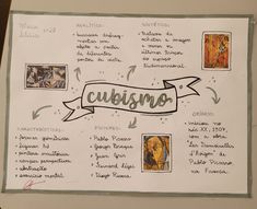 a white board with writing on it and pictures around the word cursinos