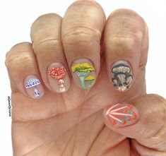 Shirt Nail Art, Man Nails, Punk Nails, Nail Envy, Rainbow Nails, Nail Shop