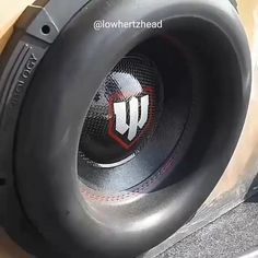 this is an image of a speaker in the back of a vehicle